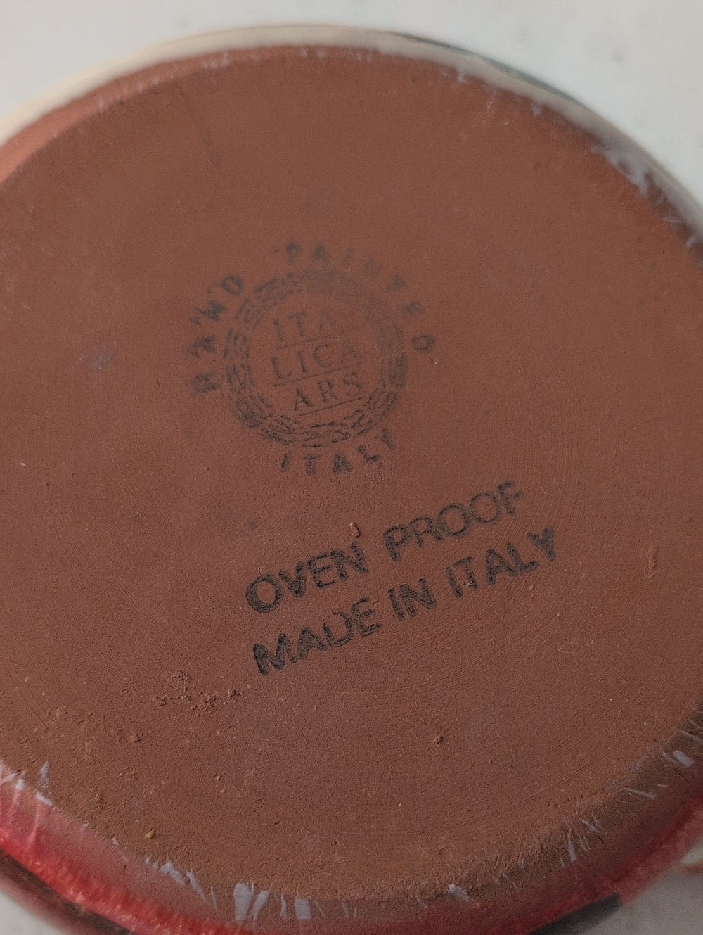 Italica Ars Hand-Painted Tuscan Italian Villa Terra Cotta Dish - Picture 5 of 9